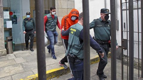 El detenido por la muerte de Jssica, tras declarar en los juzgados