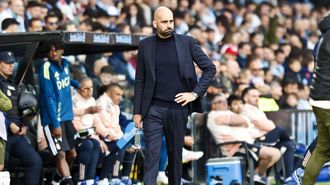 Claudio Gir�ldez, durante el partido entre Celta y Oviedo de este domingo en Bala�dos.