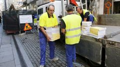 Vigilancia Aduanera registra las oficinas del servicio de Intervenci�n Municipal del Concello de Pontevedra