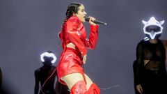 La cantante Rosal�a en el Wizkink Center de Madrid
