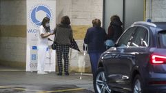 Imagen de la vacunaci�n en el Hospital Naval