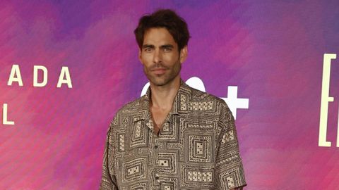 Jon Kortajarena, en la presentaci&oacute;n de la serie &laquo;El inmortal&raquo;