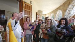 Bendici�n de mascotas en la iglesia de Campolongo