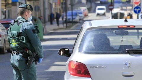 Control de Trfico en Sarria para evitar desplazamientos