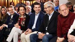 La ministra de Trabajo, Magdalena Valerio, esta ma�ana en Santiago