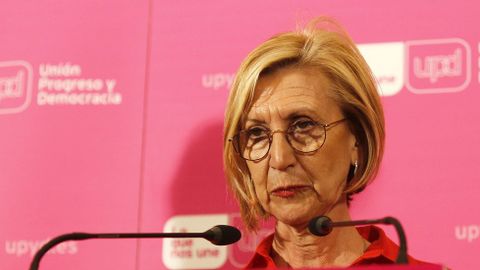 Rosa Dez, portavoz de UPyD, tras el fracaso de la formacin en las autonmicas y municipales ha anunciado que no ser candidata en el Cosnejo de Direccin