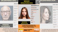 El diseo de los nuevos carteles de desaparecidos