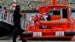 Imagen de archivo de la Cruz Roja en un servicio en el mar