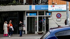 Accesos del madrile�o hospital Carlos III, centro adscrito al hospital La Paz