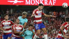 Imagen del reciente partido del Granada frente al FC Barcelona en el estadio Nuevo Los Crmenes, correspondiente a la Liga de Primera Divisin