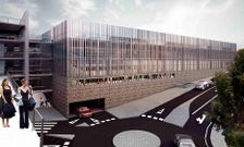 Una imagen virtual del futuro nuevo aparcamiento de la zona hospitalaria.