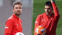 Rub�n Alb�s y Asier Garitano