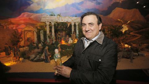 Jos Fernndez Pernas tiene una figura en el Belen del ayuntamiento de A Corua desde hace cinco aos