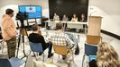 de izquierda a derecha, el director general de Formaci�n Profesional, �ngel Balea; la consejera de Educaci�n, Eva Ledo; la jefa de servicio de Formaci�n Profesional, Innovaci�n y Gesti�n de Fondos Europeos,Yolanda Artime, y la directora del Cenif, Mar Mart�nez