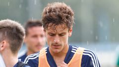 Sangalli, durante un entrenamiento en El Requex�n