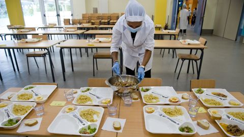 Imagen de archivo del comedor del colegio de Novo Mesoiro