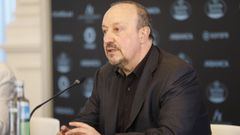 Rafa Ben�tez, en su presentaci�n como nuevo entrenador del Celta. 03/07/2023
