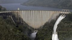 La presa del embalse de Belesar ser la primera en probar sus sirenas, el martes a las nueve de la maana