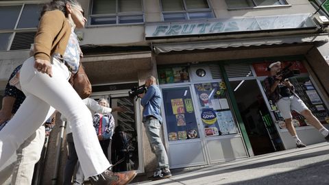 El portal donde resida la ltima vctima de la asesina en serie de mujeres mayores en el nmero 95 de la avenida de Monelos de A Corua