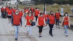 La andaina solidaria discurri� entre Os Castelos y Celeiro