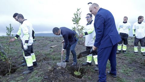 INAUGURACION DEL BOSQUE DEFENSA-IBERDROLA EN LA ESTACION DE VIGILANCIA AEREA EVA 10 DEL BARBANZA