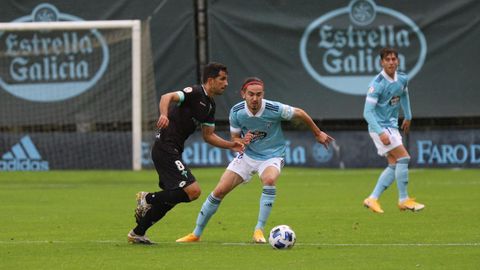 &Aacute;lex L&oacute;pez marc&oacute; el gol del partido entre el Celta y el Racing que dirimi&oacute; Cueto.