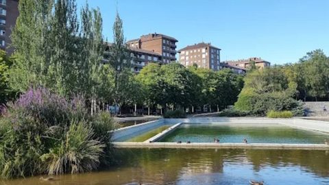 Imagen del parque de Arriaga, de la capital alavesa.