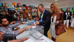 El candidato a la alcald�a de Pontevedra por el PP, Rafa Dom�nguez