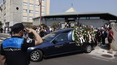 Una imagen del funeral por Eusebio Cuesta, que se celebr&oacute; en Monforte en agosto del 2025