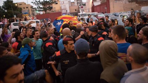Huelga general en Catalu�a.