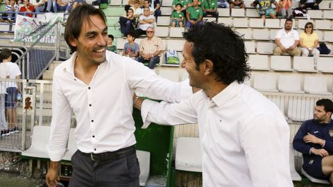 Tena elogi� el trabajo de Luisito en el Pontevedra
