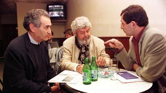 Camilo Nogueira, Xos� Manuel Beiras e Evencio Ferrero, en 1999.