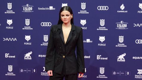 Luc�a de la Puerta en la alfombra roja