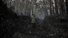 El fuego calcina de madrugada montes de Anca