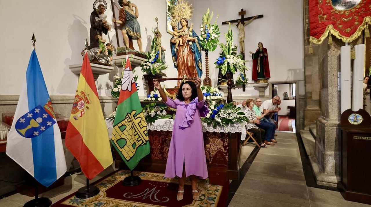 La Virxe da Xunqueira, «símbolo que nos une», es ya alcaldesa perpetua de Cee