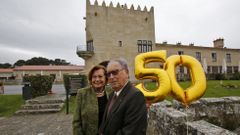 Acto de celebraci�n en el Parador de Baiona