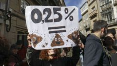 Los pensionistas gallegos toman las calles