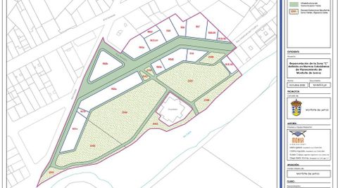 Nuevo paecelario de la zona que ser urbanizada en el entorno de la guardera