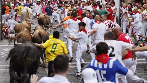 El encierro ha sido muy multitudinario