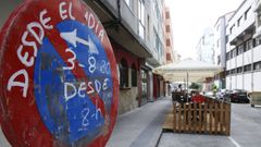 Imagen de archivo de la calle Monte das Moas peatonal 