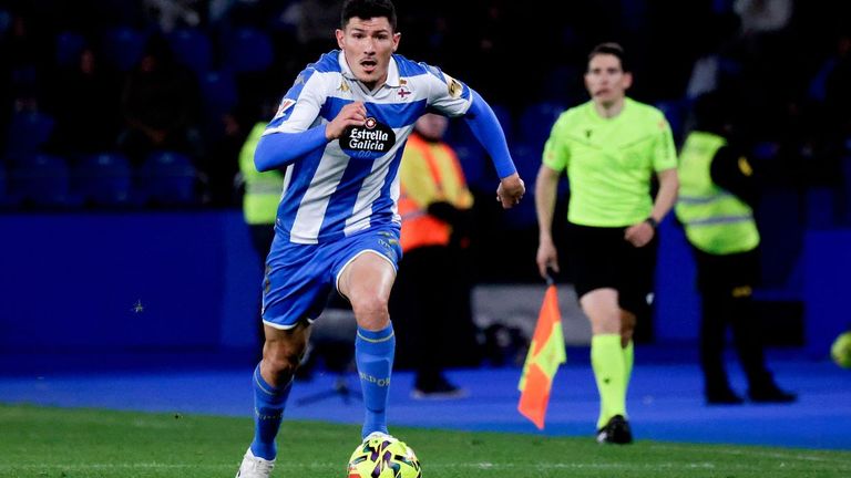 Miguel Loureiro, jugador del Deportivo