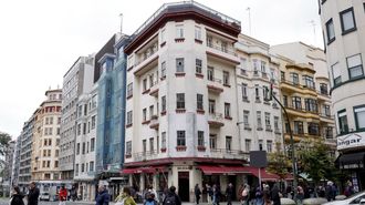 El edificio, en el nmero 1 de Alcalde Marchesi