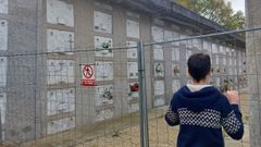 El �ltimo pasillo de nichos lleva meses clausurado al p�blico.