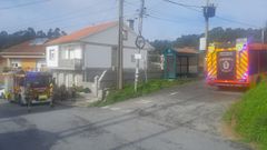 Los servicios de emergencias atendieron el incendio el�ctrico de Guill�n