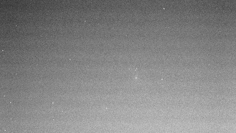 Imagen del cometa captada por Opportunity desde Marte