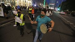 Protesta de los hosteleros en A Coru�a