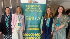 La delegacin gallega del CRA de Vilaboa y del CFR de Pontevedra, en el tercer Congreso Nacional de Escuelas del Medio Rural que se celebra en Teruel