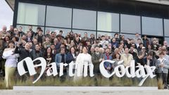 Finalistas premios de la m�sica en la bodega Mart�n Codax