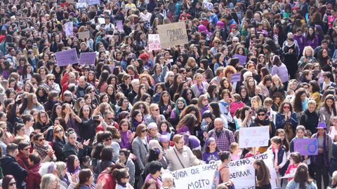 Manifestacin por el 8M en Vigo