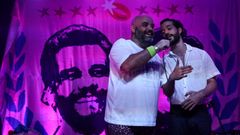 Momento del concurso de dobles de Wagner Moura en su papel de Marcelo�organizado por la popular comparsa C�sate Conmigo